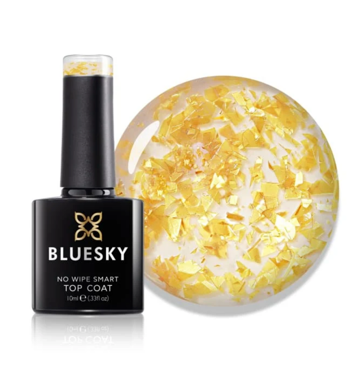 Top Coat Gold Flakes No Wipe
