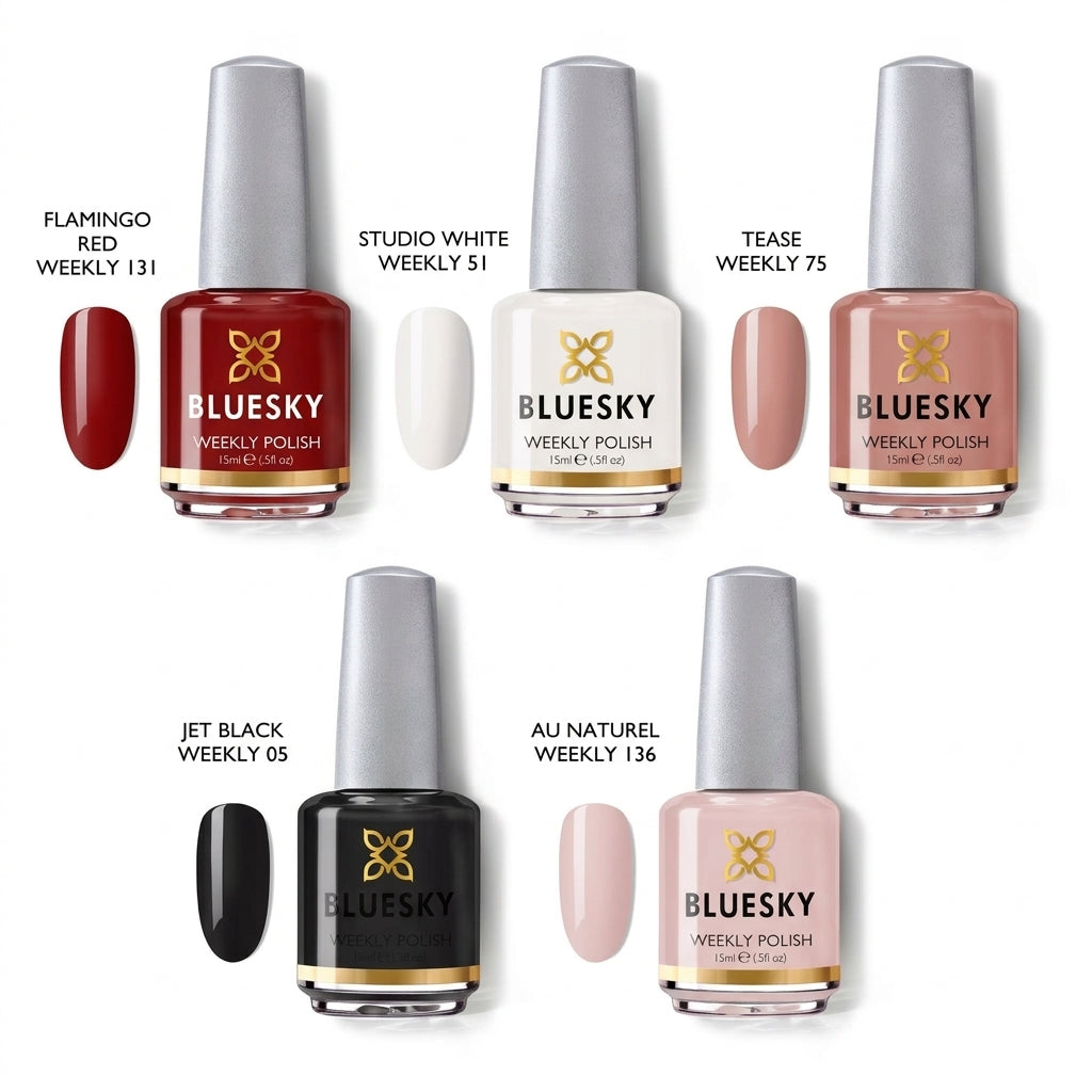 Kit de vernis semi-permanent hebdomadaire 5 couleurs