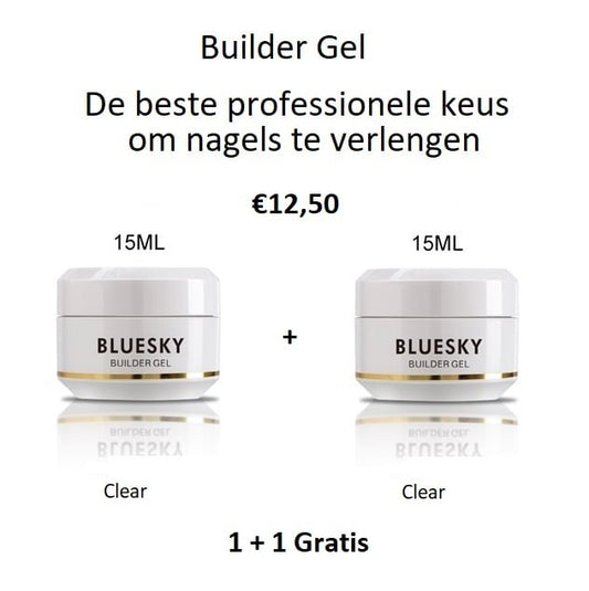 Builder Gel Clear + Clear - Blueskygellak.nl