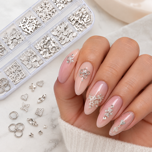 Nagelversiering Zilver - Blueskygellak.nl