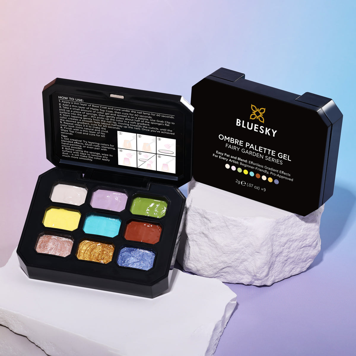 Ombre Palette Gel Set - Blueskygellak.nl