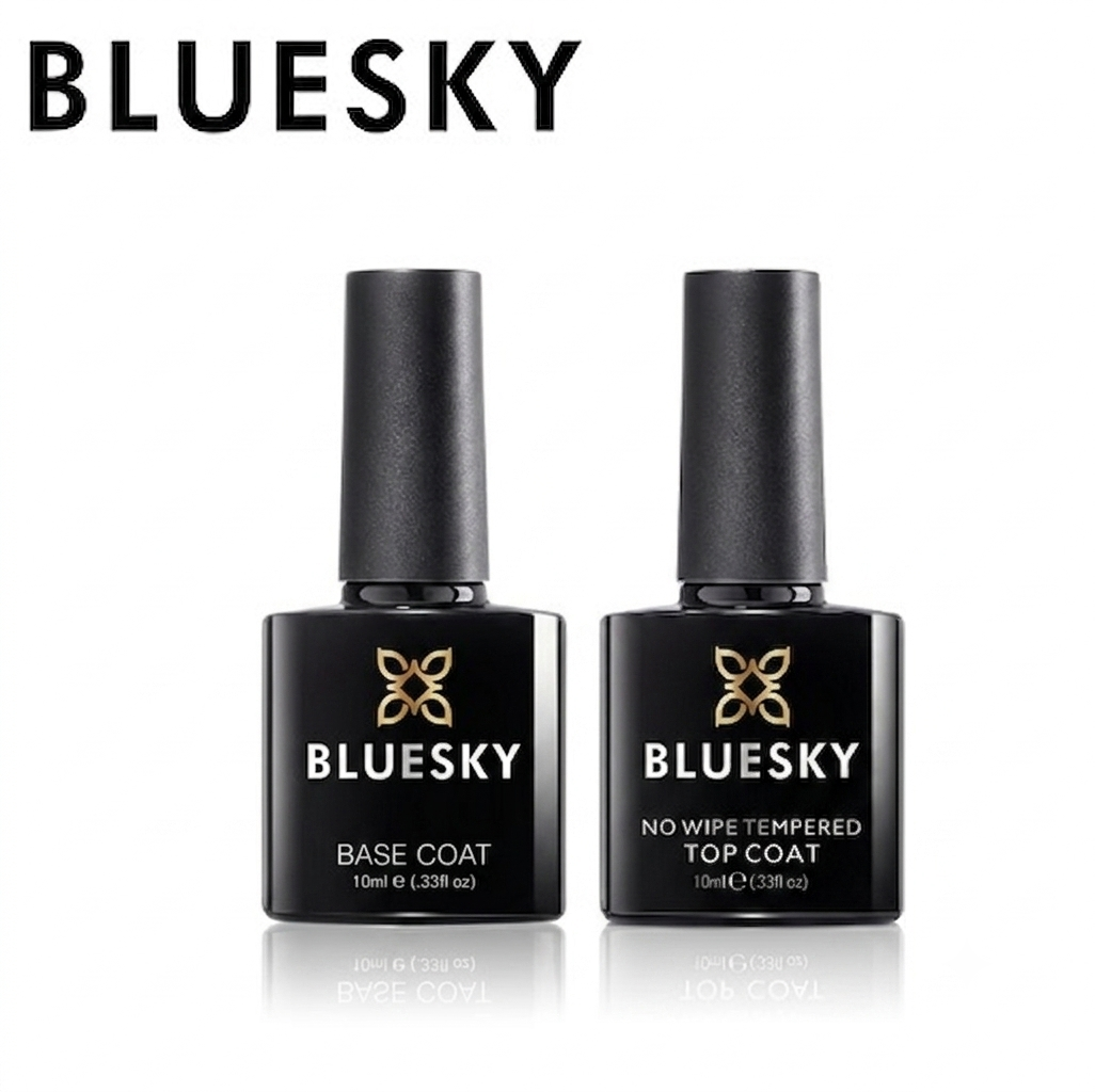 Base & Tempered Top Coat No Wipe - Blueskygellak.nl