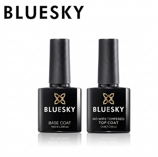 Base & Tempered Top Coat No Wipe - Blueskygellak.nl