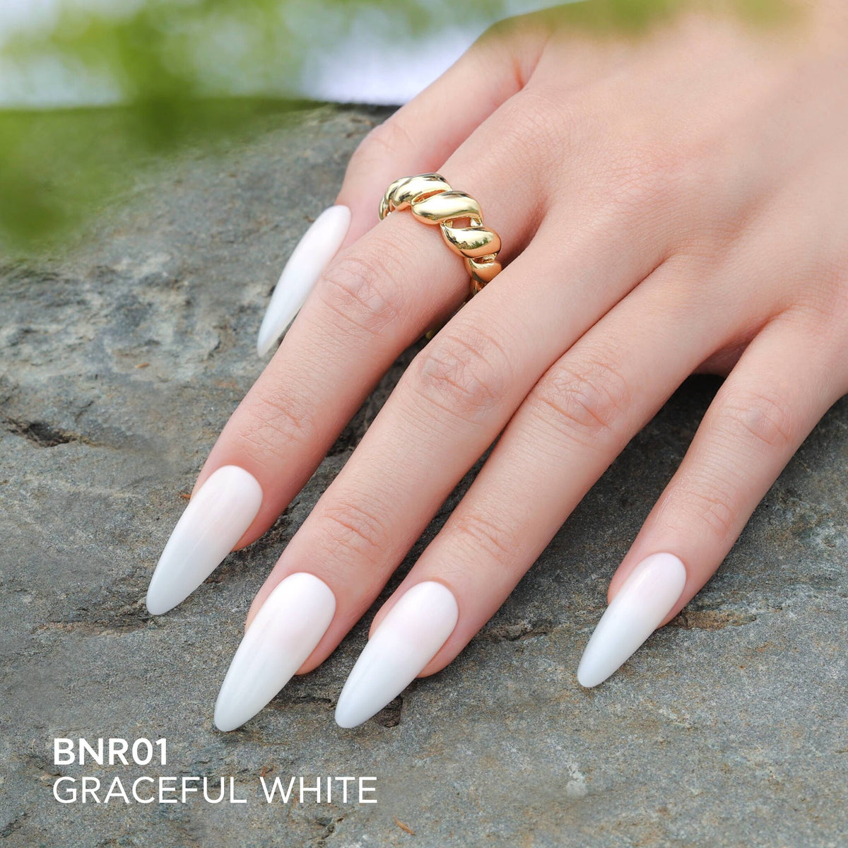 BNR01 Graceful White - Blueskygellak.nl