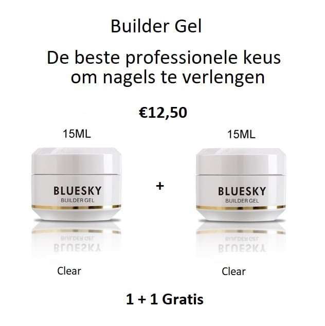 Builder Gel Clear + Clear - Blueskygellak.nl