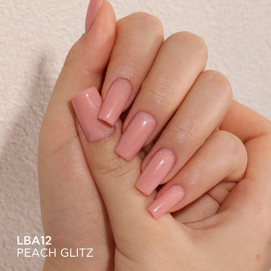 BIAB LBA12 Peach Glitz - Blueskygellak.nl