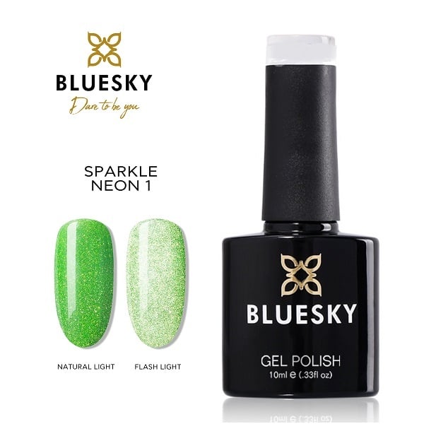 Sparkle Neon 1 Green - Blueskygellak.nl