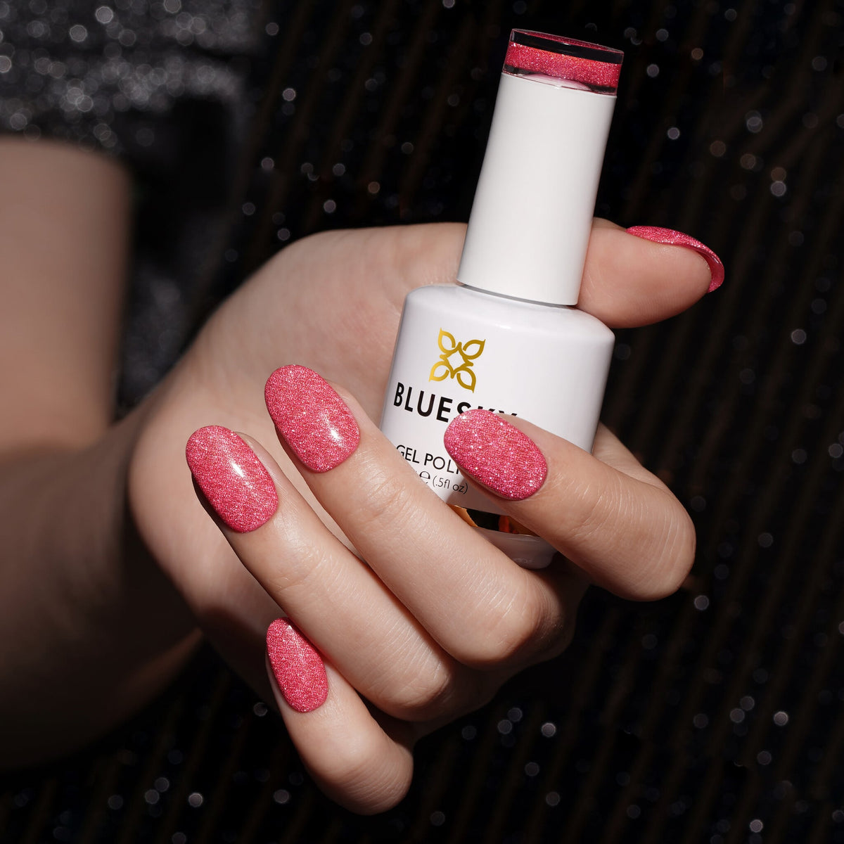 Sparkle Neon 2 Coral Pink - Blueskygellak.nl