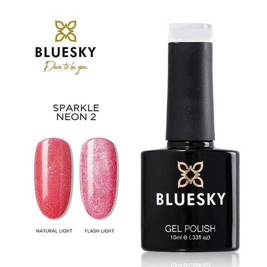 Sparkle Neon 2 Coral Pink - Blueskygellak.nl