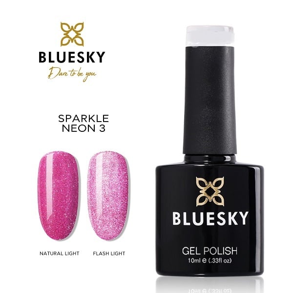 Sparkle Neon 3 Pink - Blueskygellak.nl