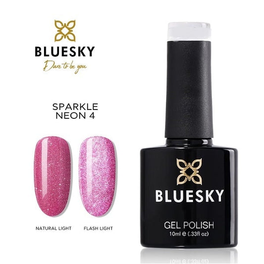 Sparkle Neon 4 Light Pink - Blueskygellak.nl